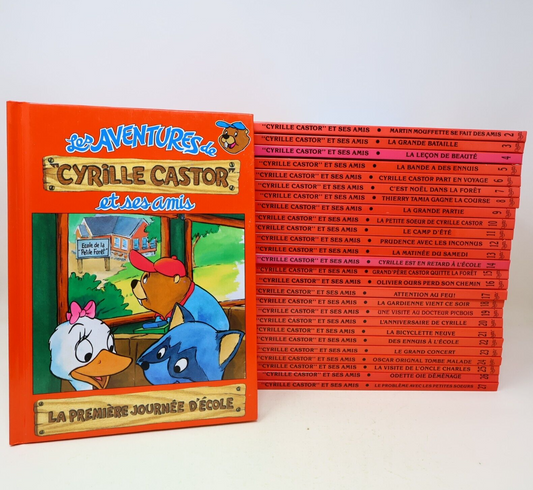 Série Complète Les Aventures de Cyrille Castor #1-27 Lot 27 Livres Kiki French