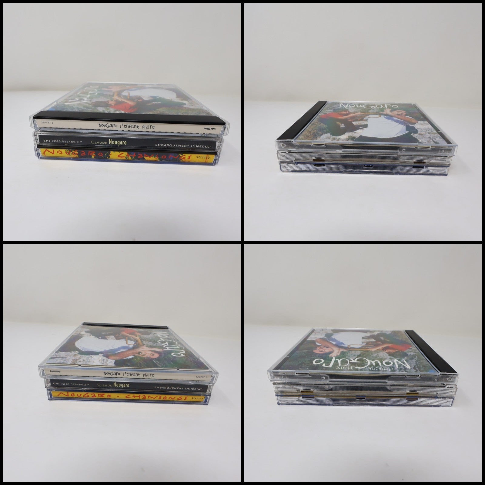 Claude Nougaro Lot 3 CD Embarquement Immédiat/Chansongs/L'Enfant Phare