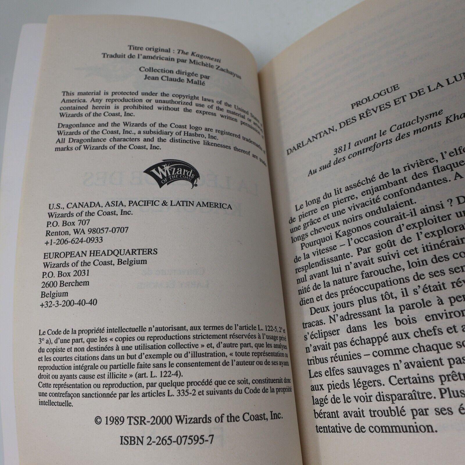 2003 La Légende des Kagonestis LanceDragon #54 La Séquence des Premiers Peuples