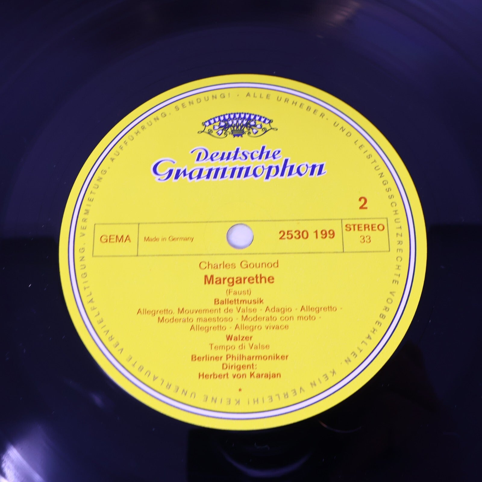 Von Karajan Offenbach Gounod Gaîté Parisienne Ballettmusik Und Record 2530 199