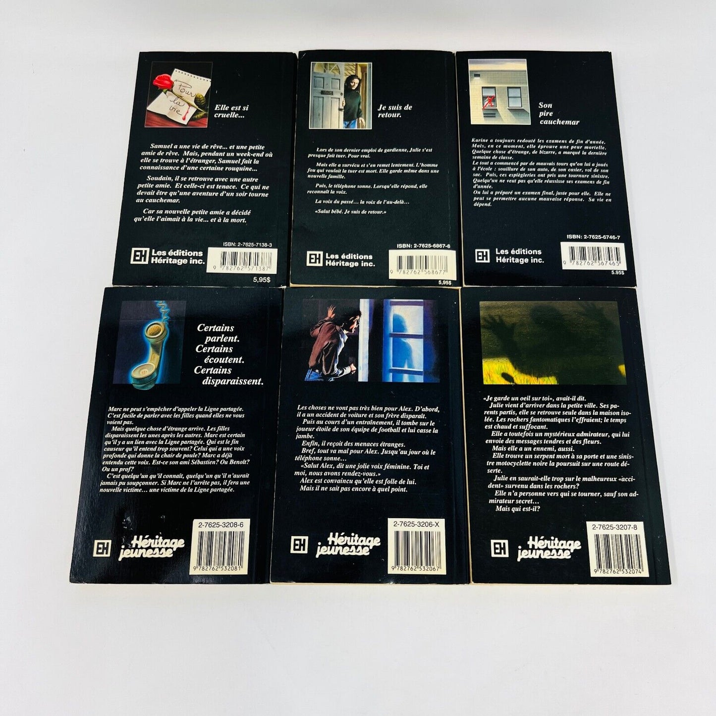 14x Frissons EH Lot Livres Quel Rendez-Vous!/Un Jeu Dangereux/La Rouquine Stine