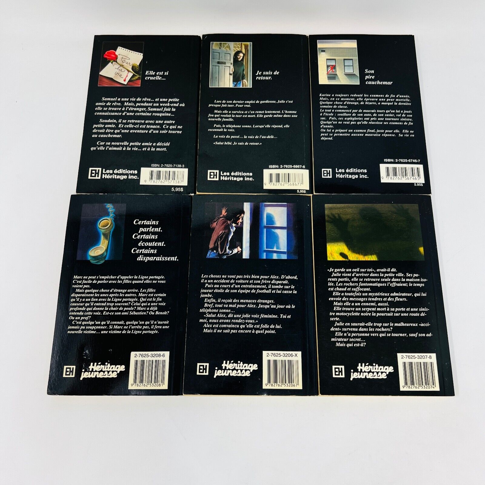 14x Frissons EH Lot Livres Quel Rendez-Vous!/Un Jeu Dangereux/La Rouquine Stine