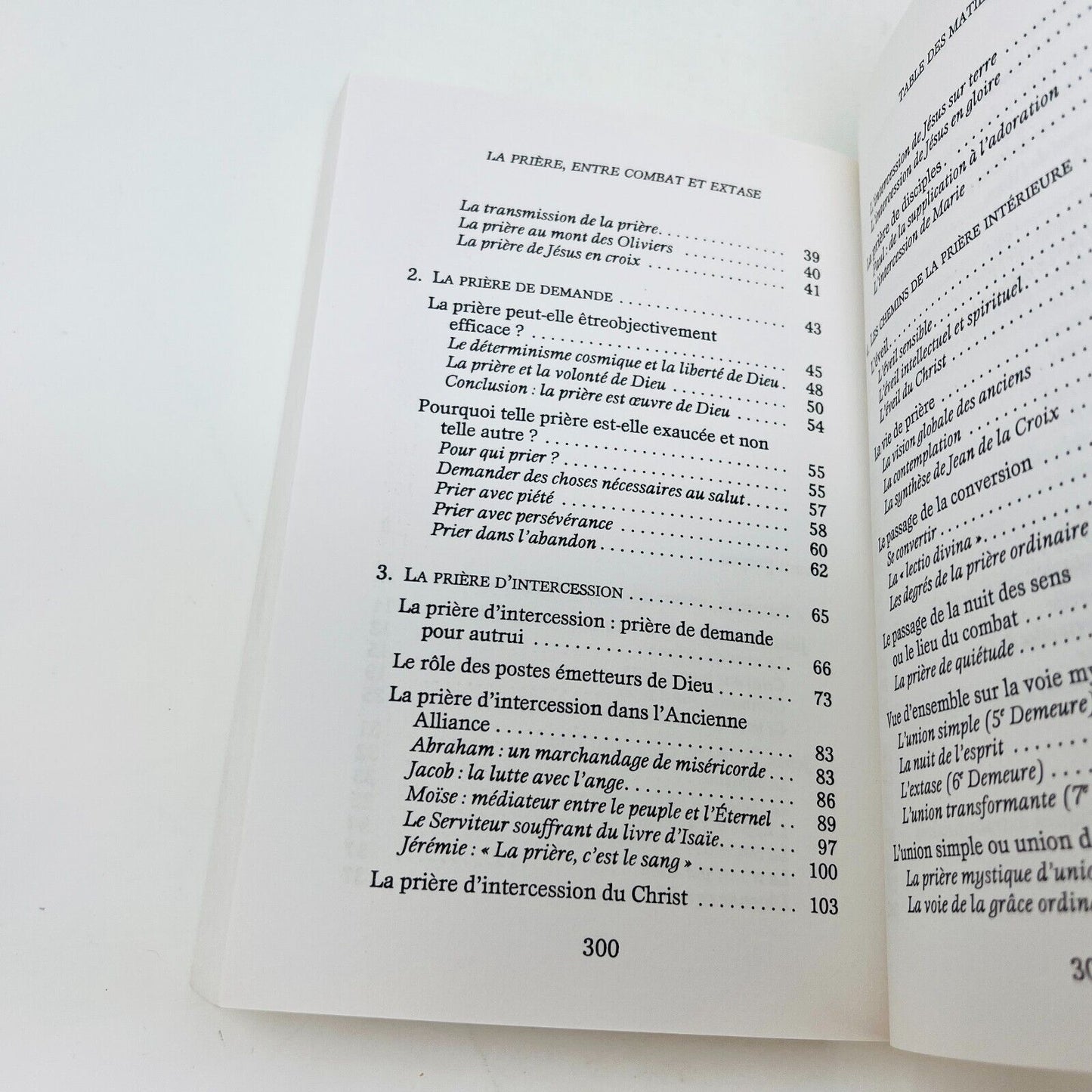 Vers la Maturité Spirituelle/La Prière entre Combat et Extase par Un Chartreux