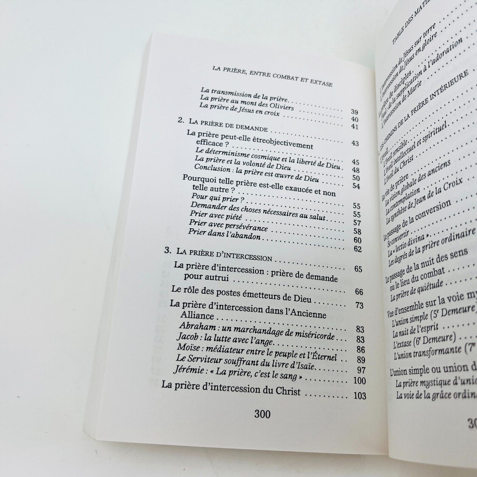 Vers la Maturité Spirituelle/La Prière entre Combat et Extase par Un Chartreux