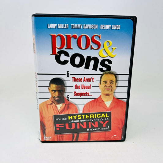 Pros & Cons DVD Comedy Tested Larry Miller/Tommy Davidson/Delroy Lindo NTSC