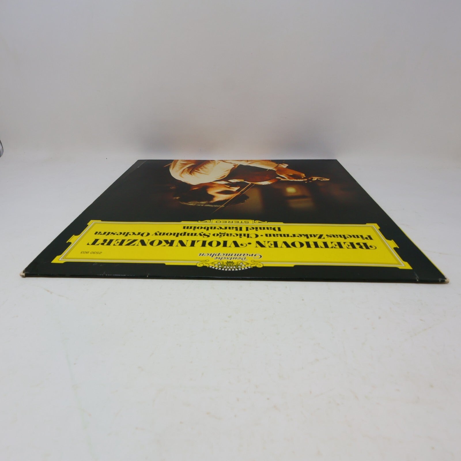 Beethoven Pinchas Zukerman Violinkonzert Chicago Barenboim LP Record 2530 903