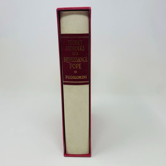 1991 Folio Society Secret Memoirs of a Renaissance Pope Hardcover Piccolomini