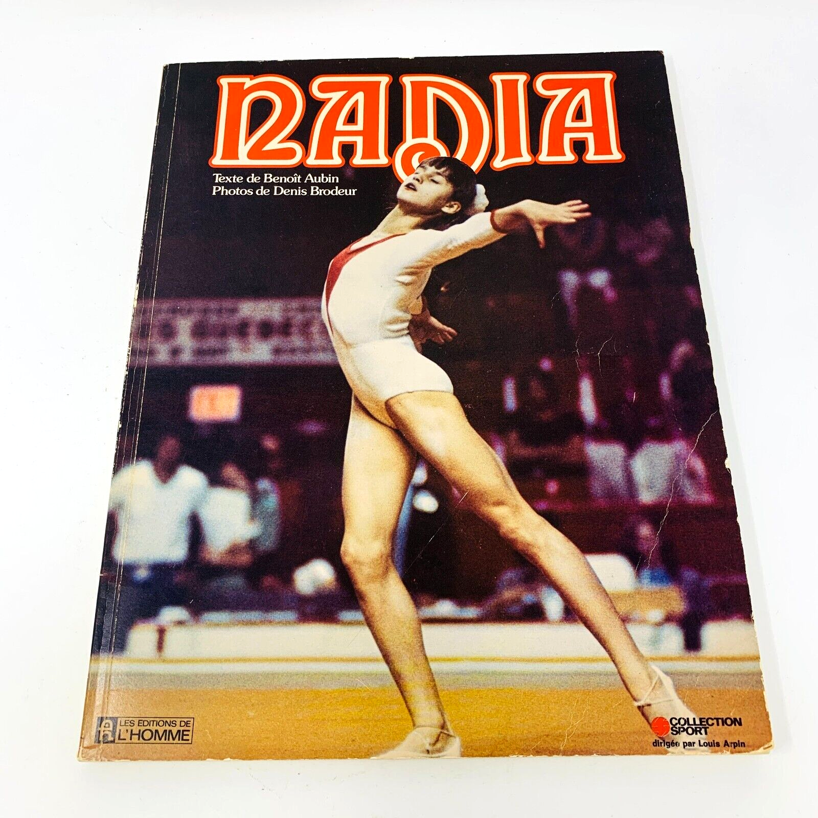 1976 Nadia Comaneci Collection Sport Livre Gymastique Montréal Olympique Aubin