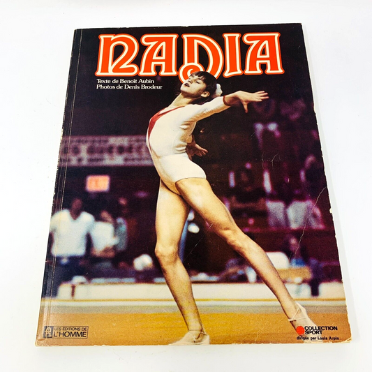 1976 Nadia Comaneci Collection Sport Livre Gymastique Montréal Olympique Aubin