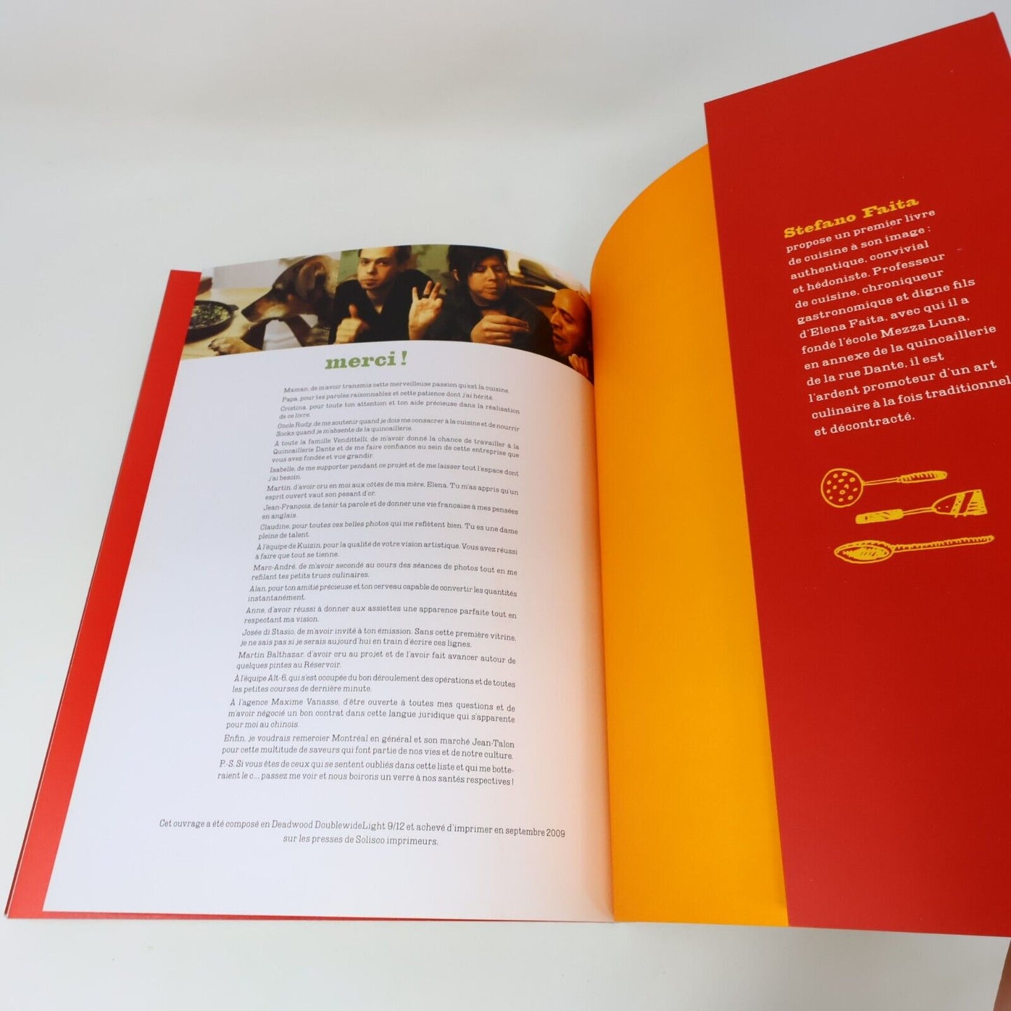 2007 Cuisine et Quincaillerie de Stefano Faita Recettes Trécarré Français Livre