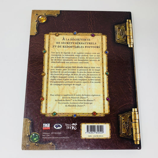 2005 Codex Profane Guide Magie Dungeons & Dragons D&D Richard Baker WOC Français