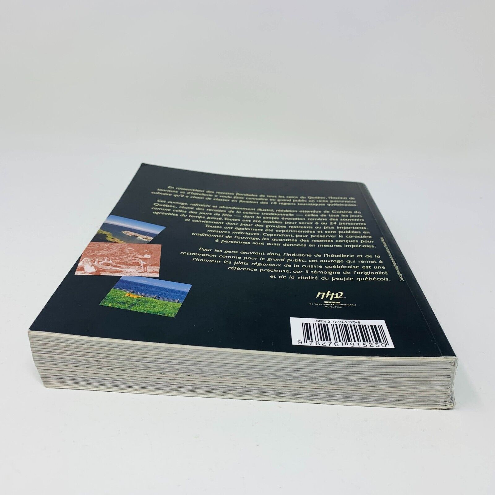 1999 Cuisine Traditionnelle des Régions du Québec Livre Recettes ITHQ Français