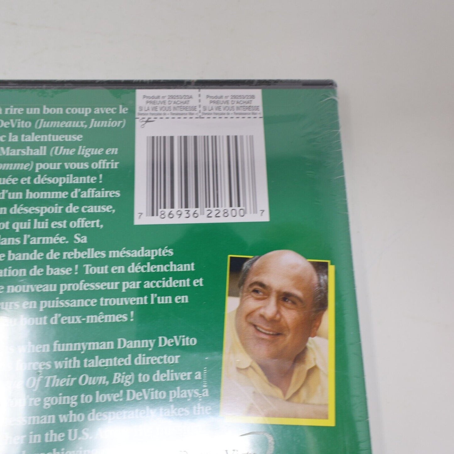 Si La Vie Vous Intéresse / Renaissance Man DVD Français Dany DeVito NTSC Scellé