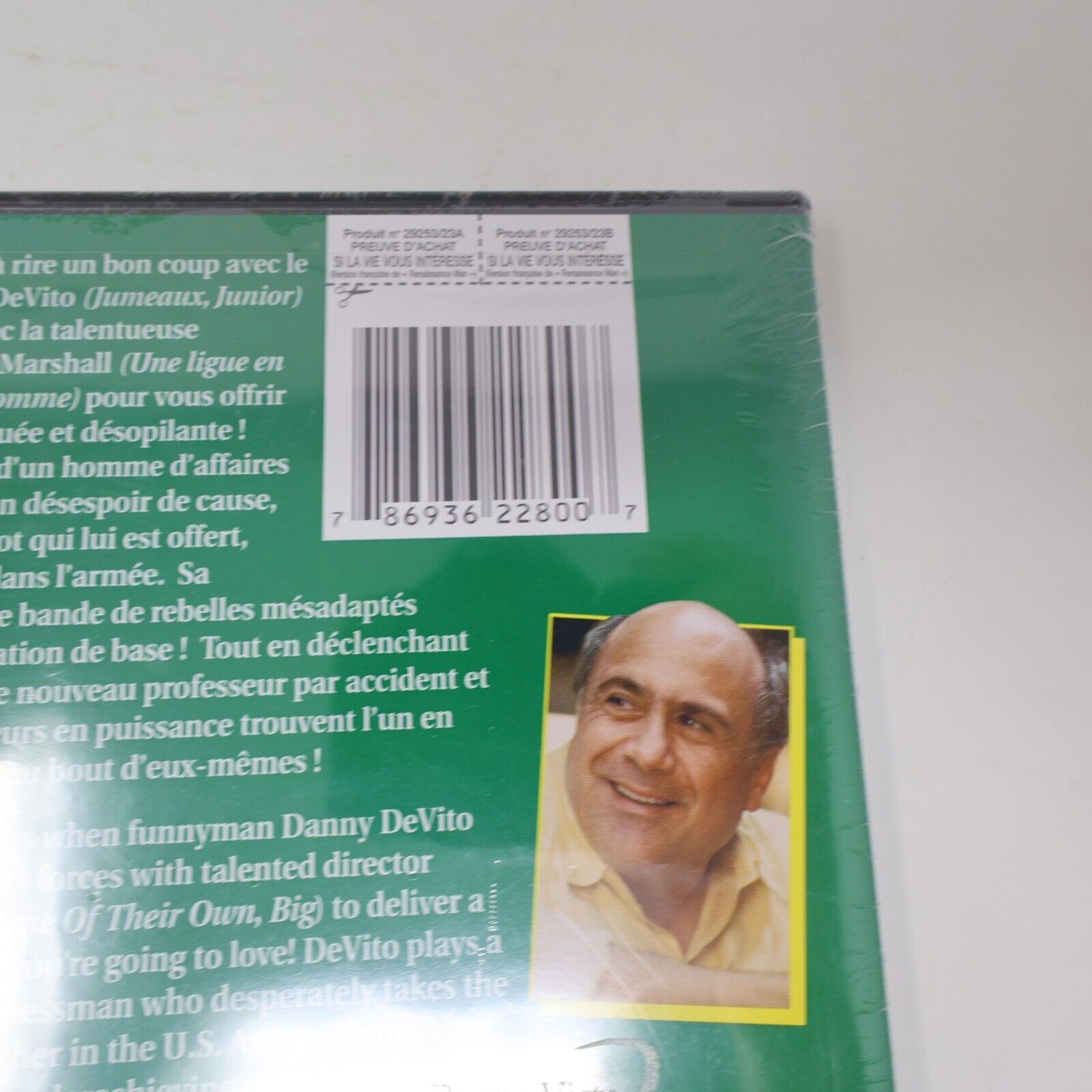 Si La Vie Vous Intéresse / Renaissance Man DVD Français Dany DeVito NTSC Scellé