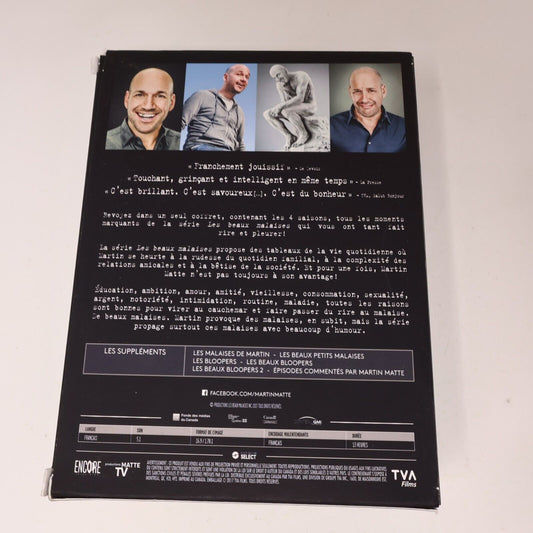 Les Beaux Malaises L'intégrale 3 Saisons + la Finale DVD Martin Matte Français