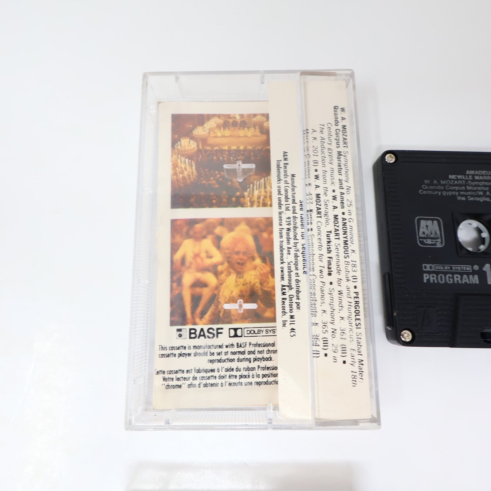 Amadeus/More Amadeus Original Movie Soundtrack 3 Cassettes Lot Neville Marriner