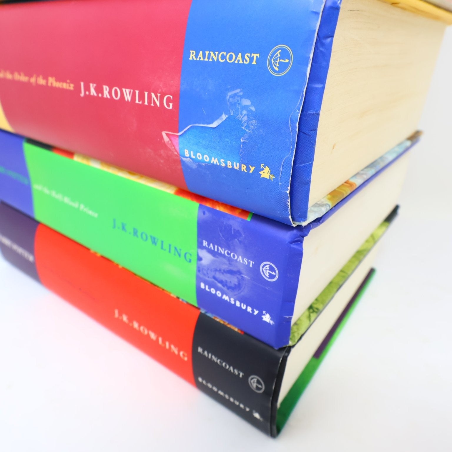 Harry Potter 1-7 Complete Set Books Lot Raincoast/Bloomsbury Rowling Hardcover