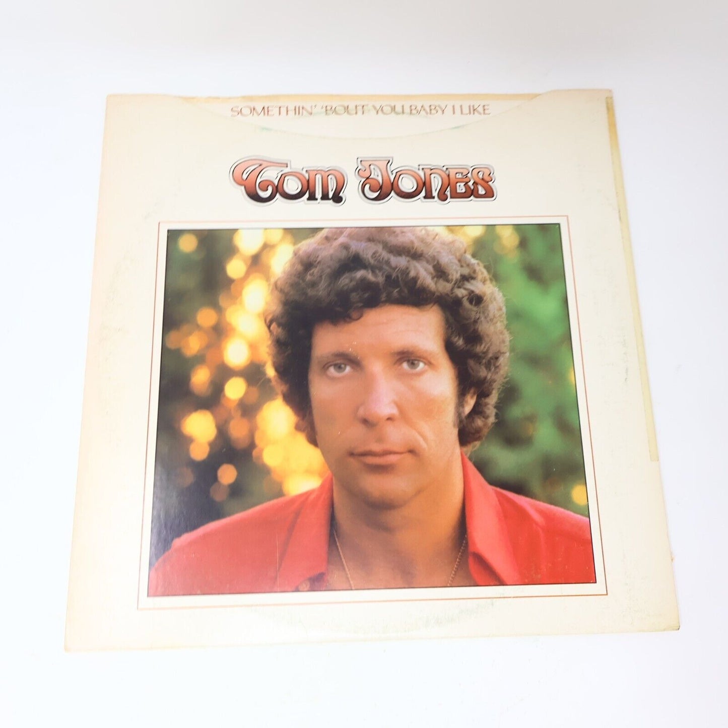 Tom Jones Somethin' 'Bout You Baby I Like LP Record Vinyl 1974 Parrot PAS 71066