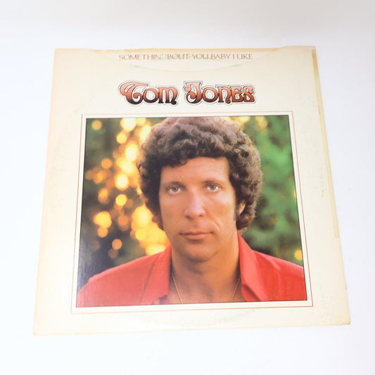 Tom Jones Somethin' 'Bout You Baby I Like LP Record Vinyl 1974 Parrot PAS 71066
