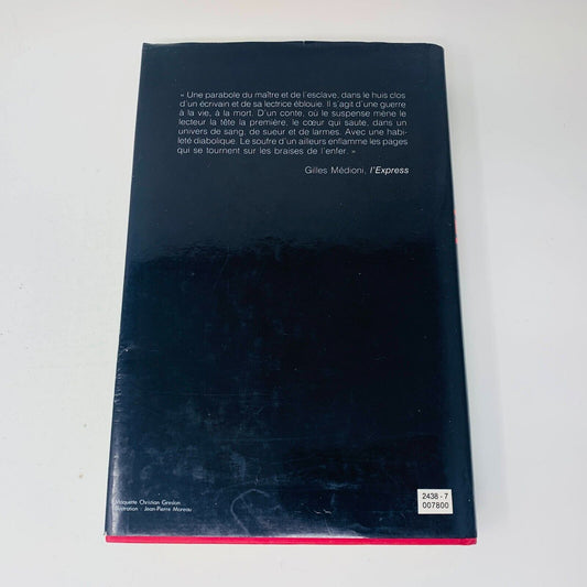 1990 Misery Stephen King Club France Loisirs Français/French Hardcover DJ BCE