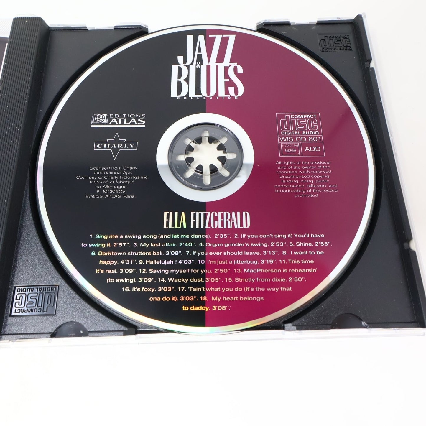 Ella Fitzgerald & Louis Armstrong Jazz Masters 24/Jazz & Blues 2 CD Lot