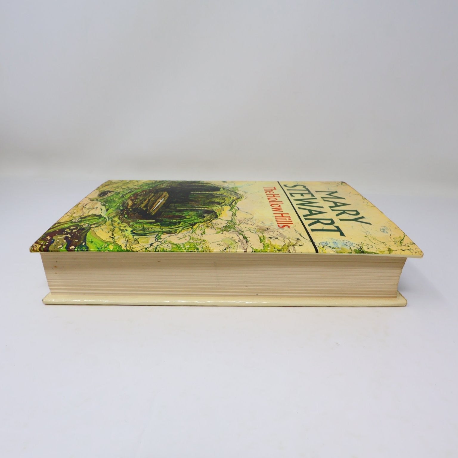 The Hollow Hills Mary Stewart 1973 UK Edition Arthurian Fiction Hodder Hardcover