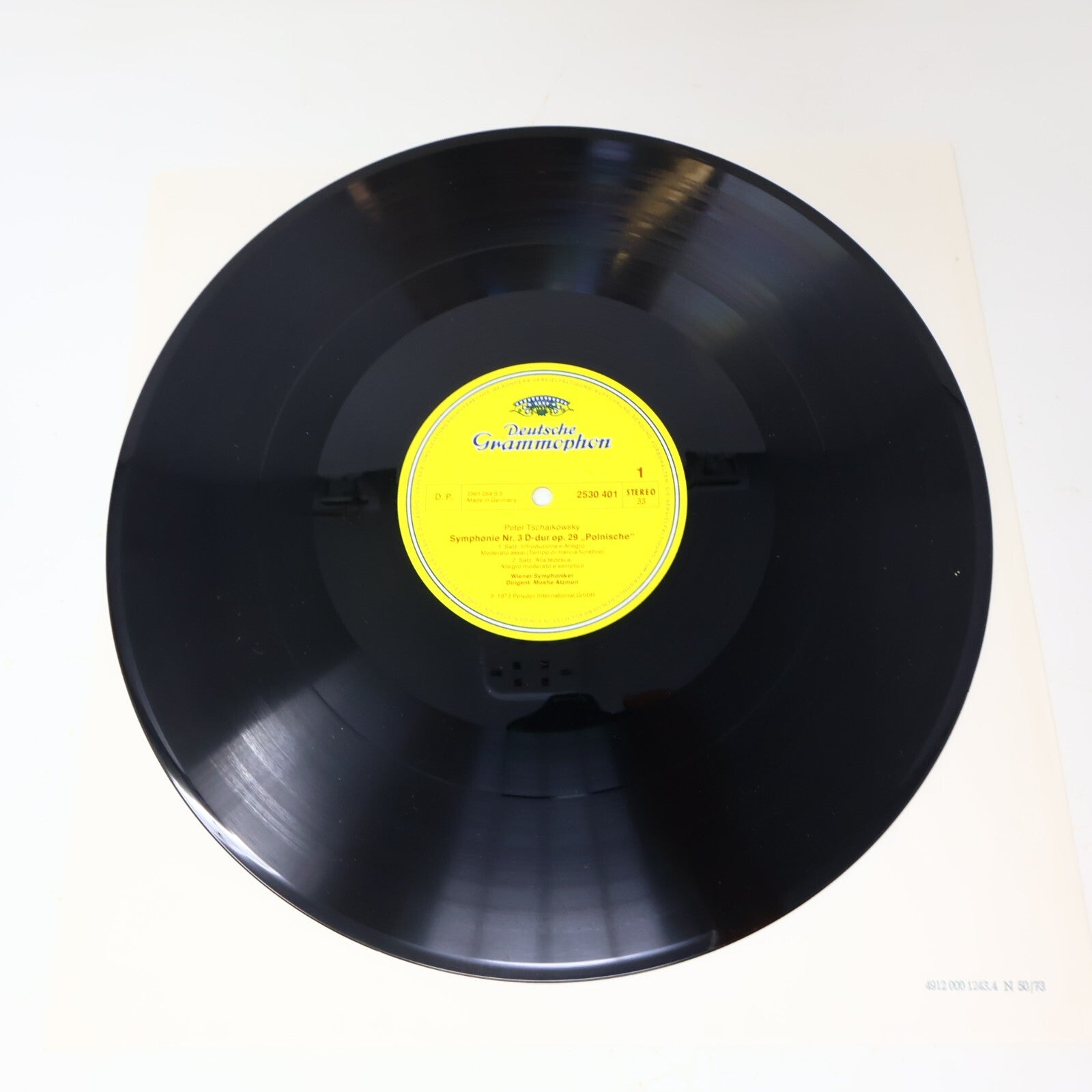 1974 Moshe Atzmon  Wiener Symphoniker Tschaikowsky Symphonie #3 Record 2530 401