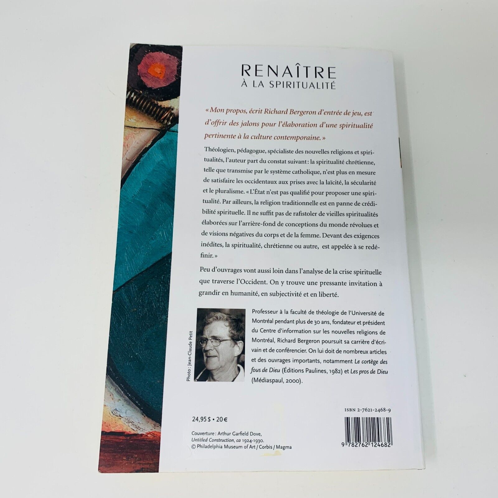 2002 Renaître à la Spiritualité Livre Fides de Richard Bergeron Vie Chrétienne