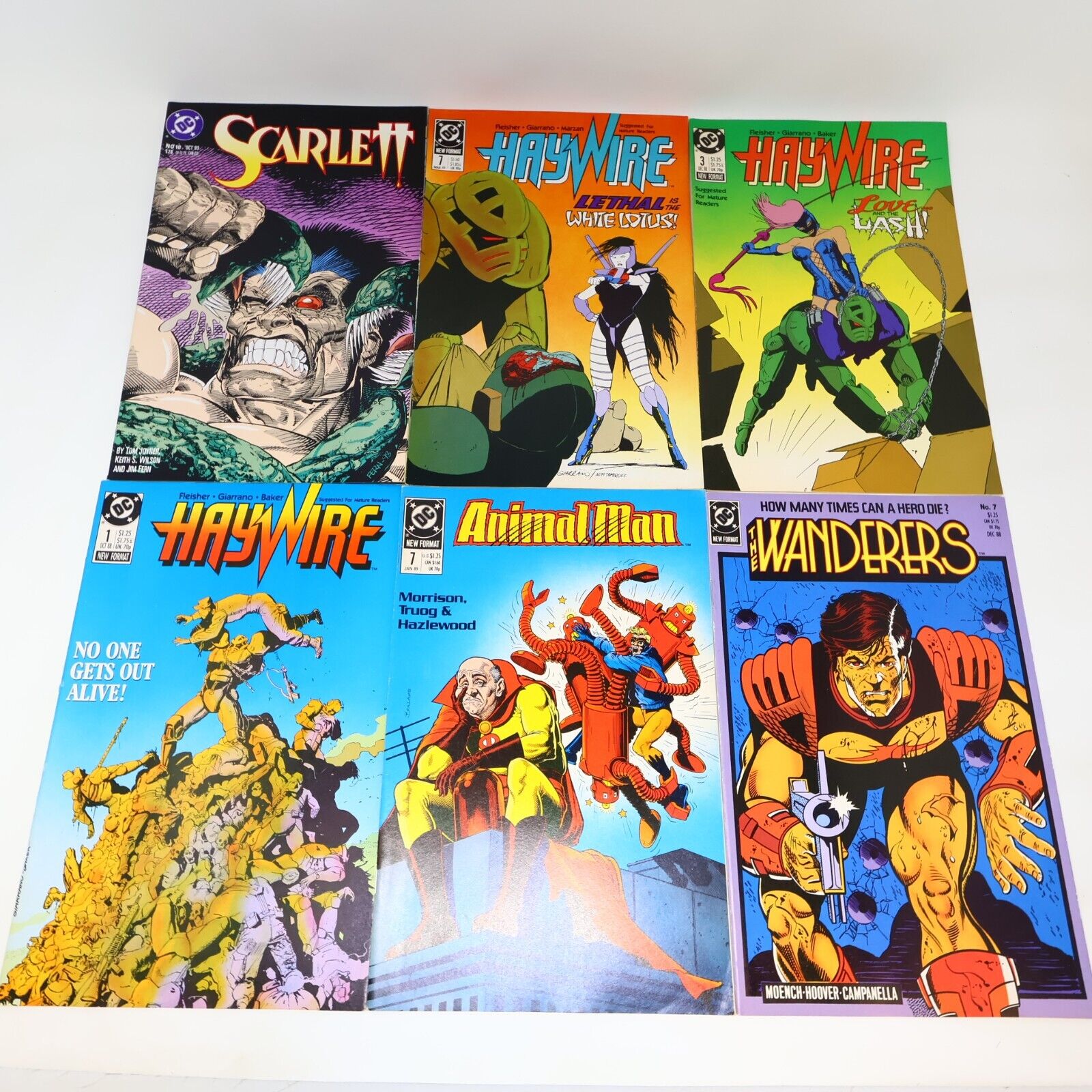 Lot 35 Comics Dc Mixed Legion 89 Wanderers Haywire Checkmate 1980s-90s PB