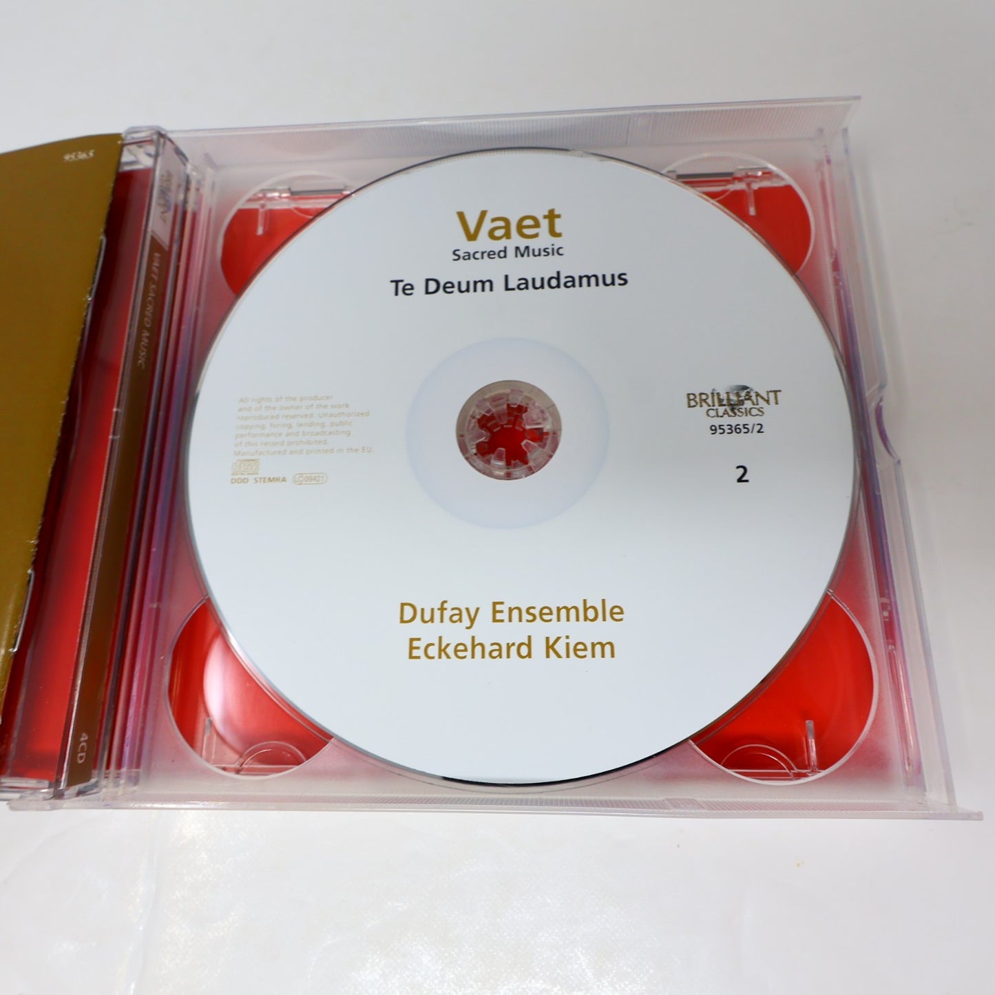 Sacred Music CD Jacobus Vaet/Dufay Ensemble Brilliant Classics 2016 Classical