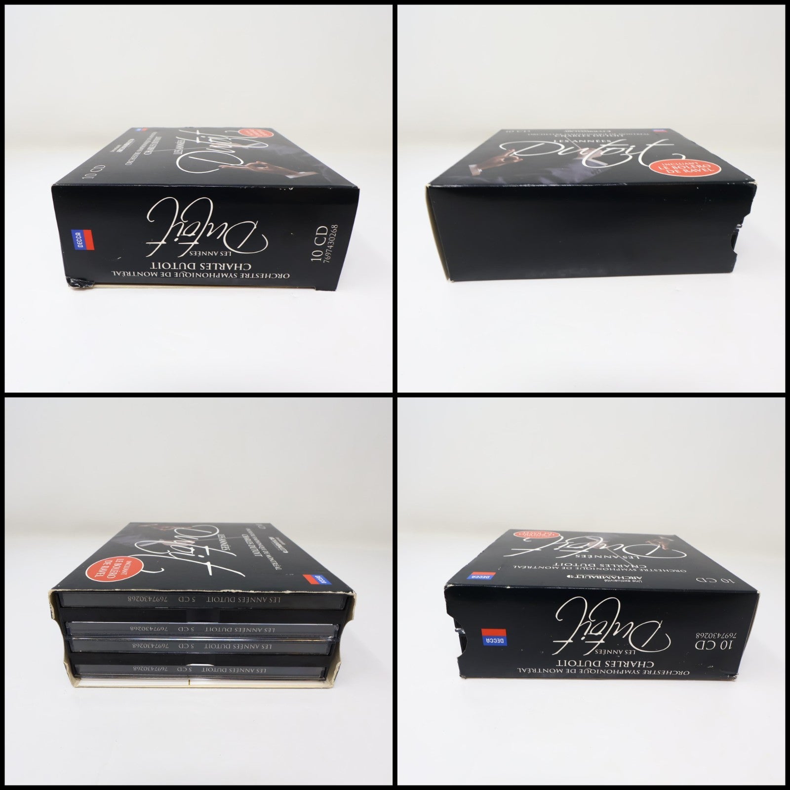 Charles Dutoit Lot 2 CD Dutoit-Montréal Chez Decca 20 Ans Déjà/Les Années Dutoit