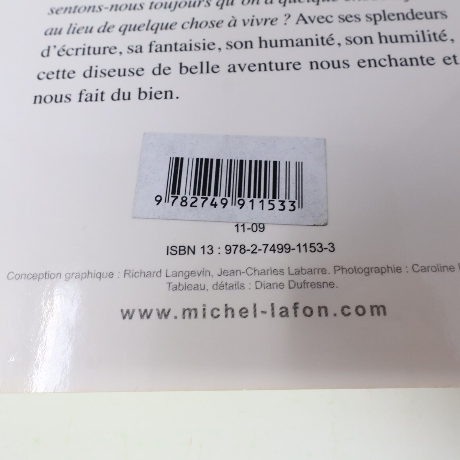 2009 Mots de Tête Diane Dufresne Biographie Musique Chanson Michel Lafon Livre