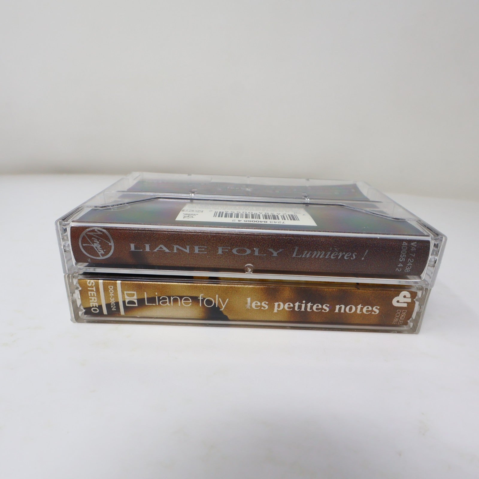 Liane Foly Lot 2 Cassette Les Petites Notes/Lumières! Français/French Testés