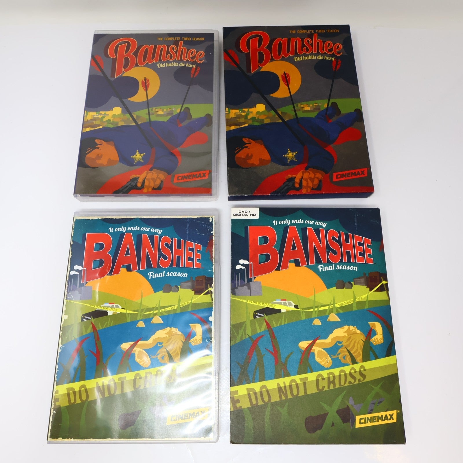 Banshee Season #1-4 Complete Series 4 DVD Lot Cinemax HBO Antony Starr/Milicevic