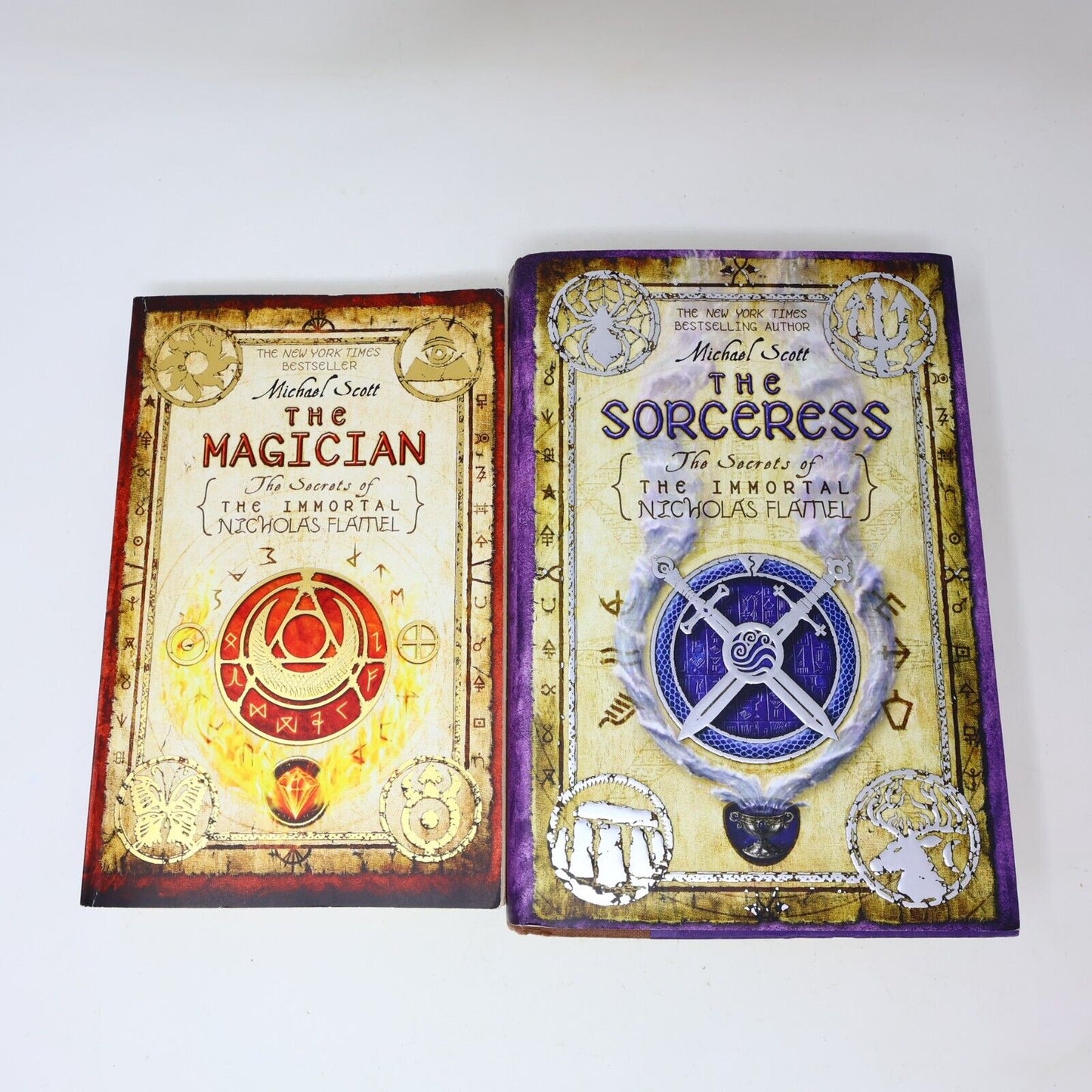 Lot 2 Books The Secrets of the Immortal Nicholas Flamel #2-3 by Michael Scott