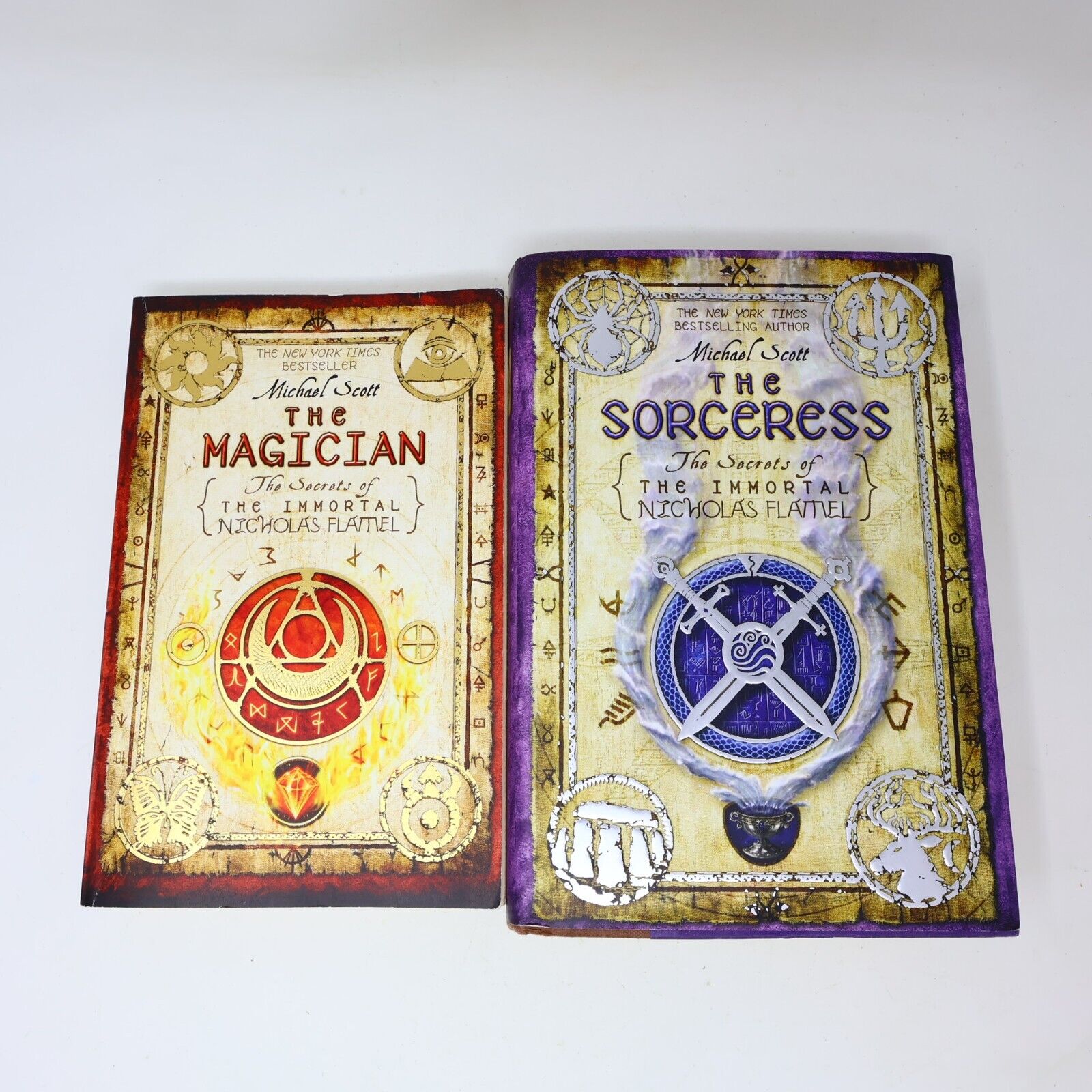 Lot 2 Books The Secrets of the Immortal Nicholas Flamel #2-3 by Michael Scott