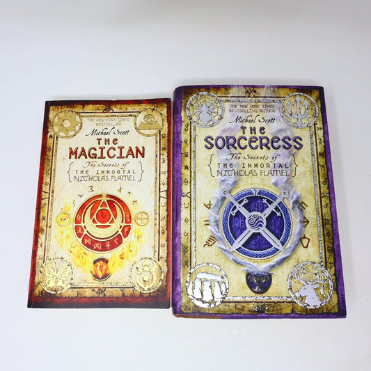 Lot 2 Books The Secrets of the Immortal Nicholas Flamel #2-3 by Michael Scott