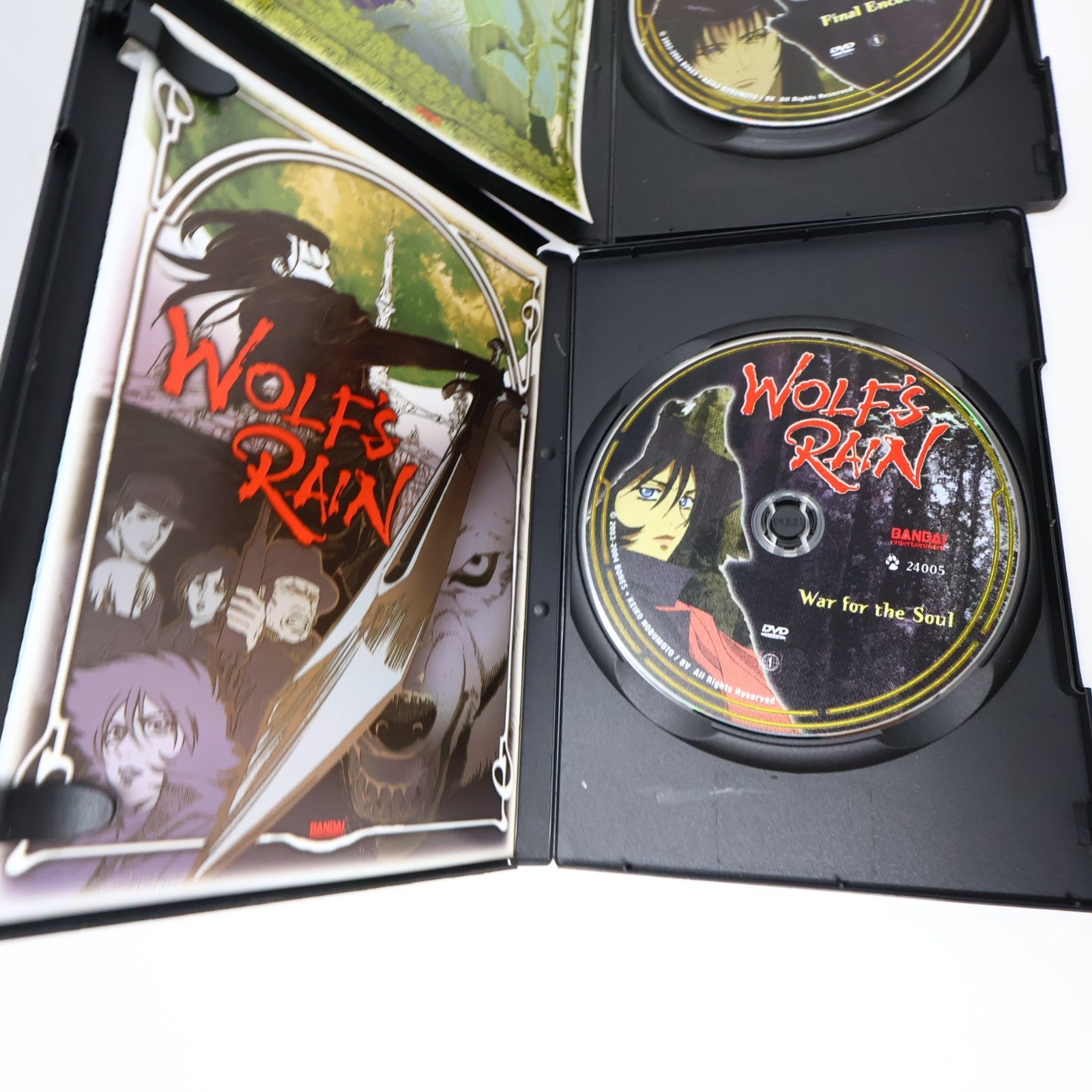 Wolf’s Rain Limited Edition Box Set DVD Anime Complete Series #1-7 Bandai NTSC