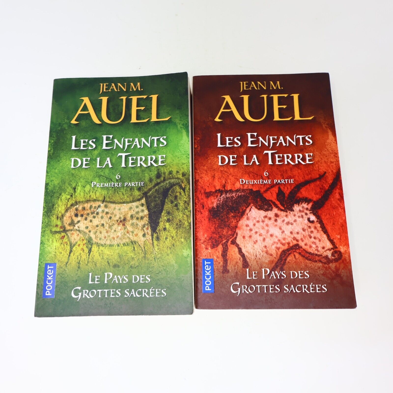 Lot 9 Livres Les Enfants de la Terre Jean M. Auel Pocket Préhistoire Français PB