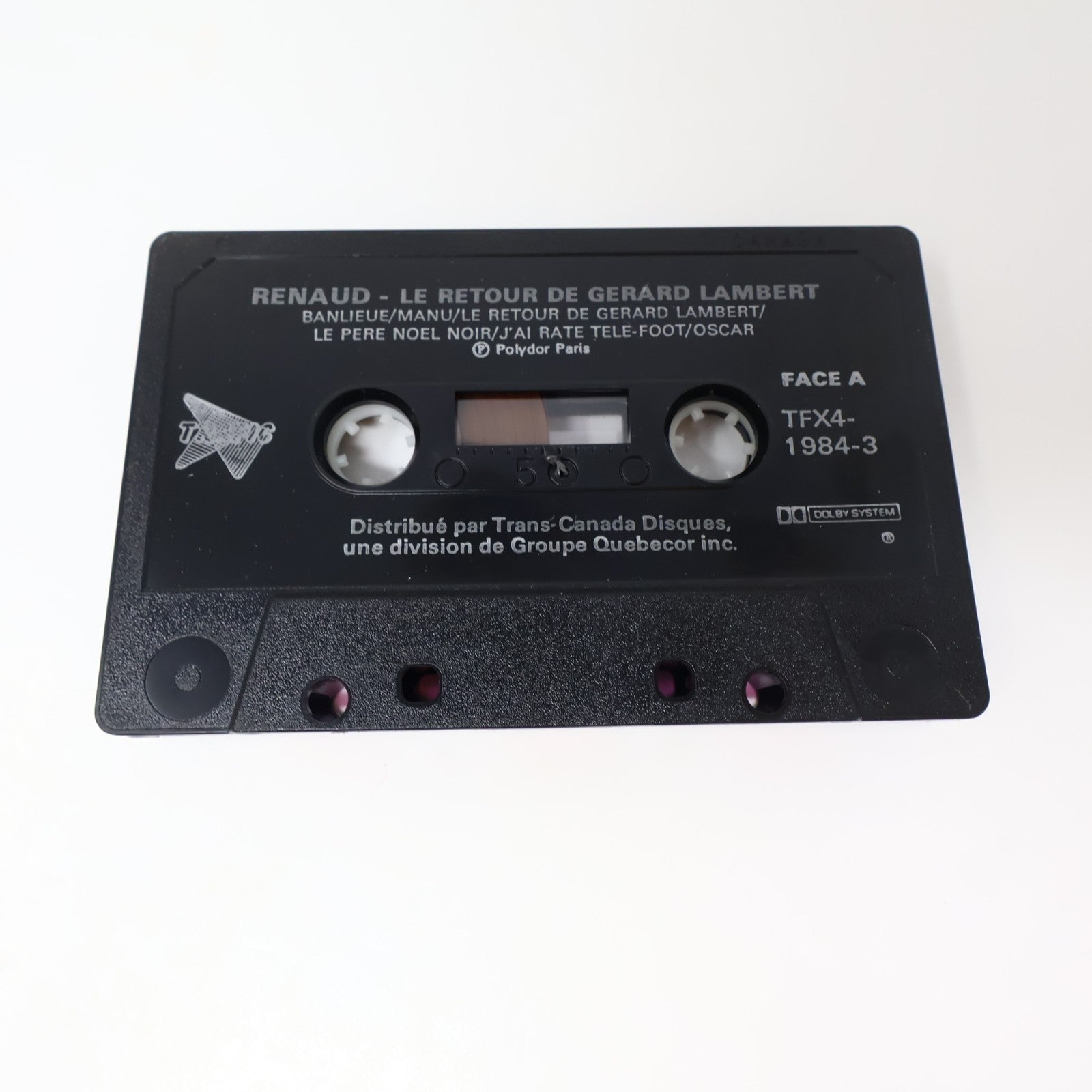 Renaud Lot 3 Cassettes Mistral Gagnant/Putain de Camion/Retour de Gérard Lambert