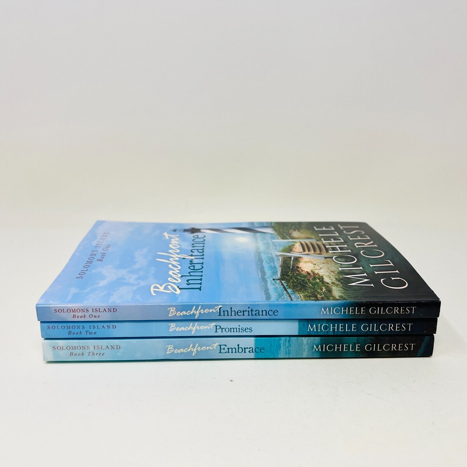 Solomons Island Paperback Books 1-3 Lot Michele Gilcrest Beachfront Inheritance