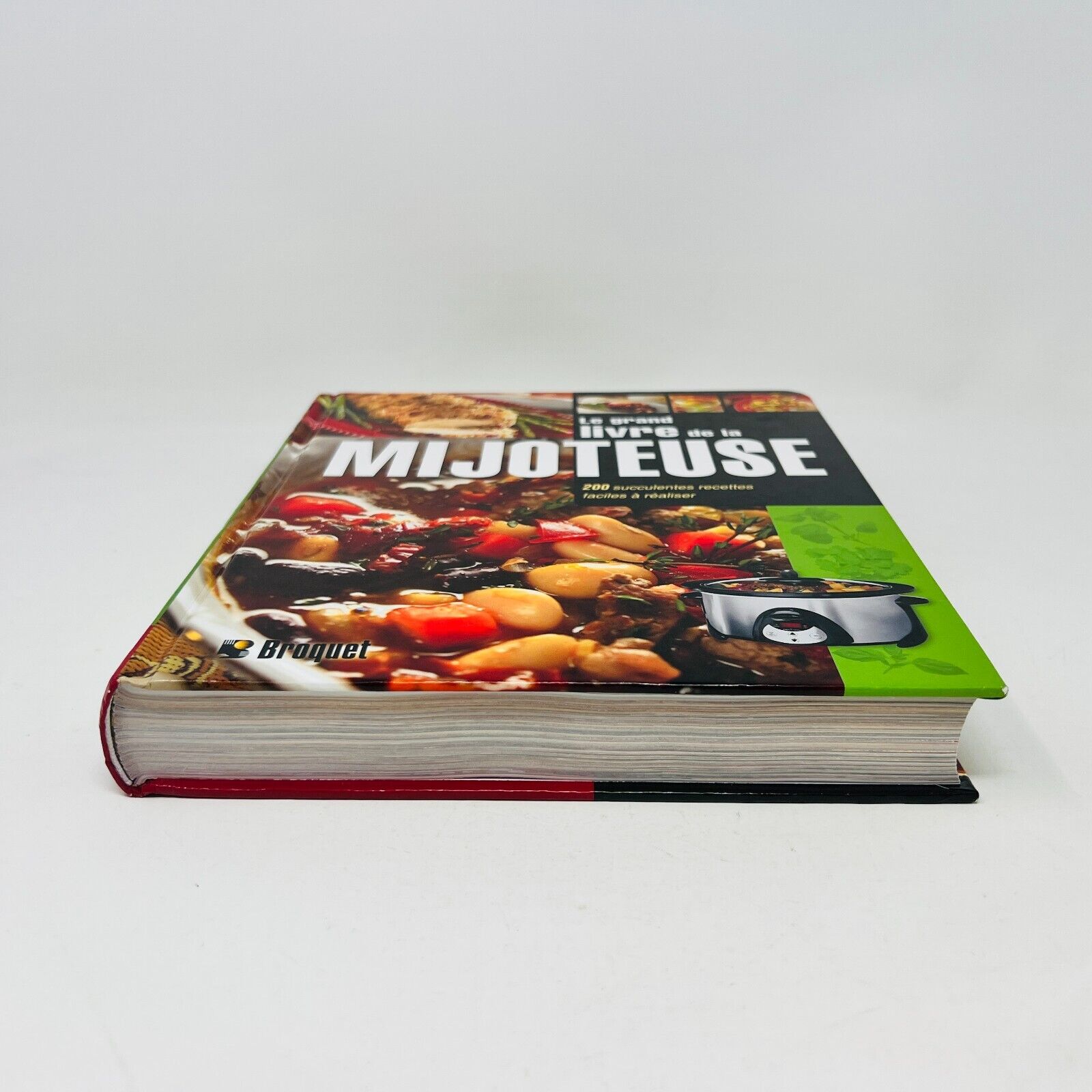 2008 Le Grand Livre de la Mijoteuse de Jean Roby Cuisine Recettes Français HC