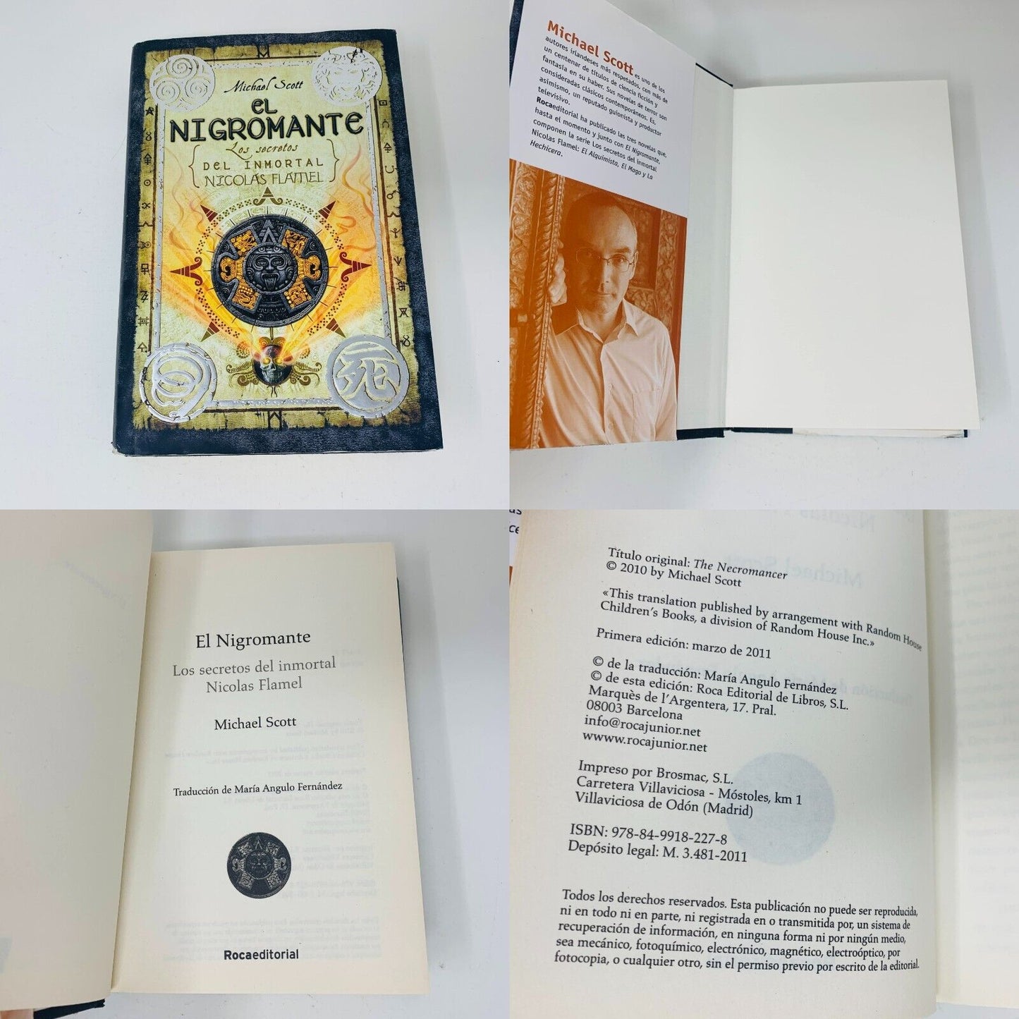 Los Secretos Del Inmortal Nicolas Flamel #1-4 Michael Scott Español/Spanish Lot