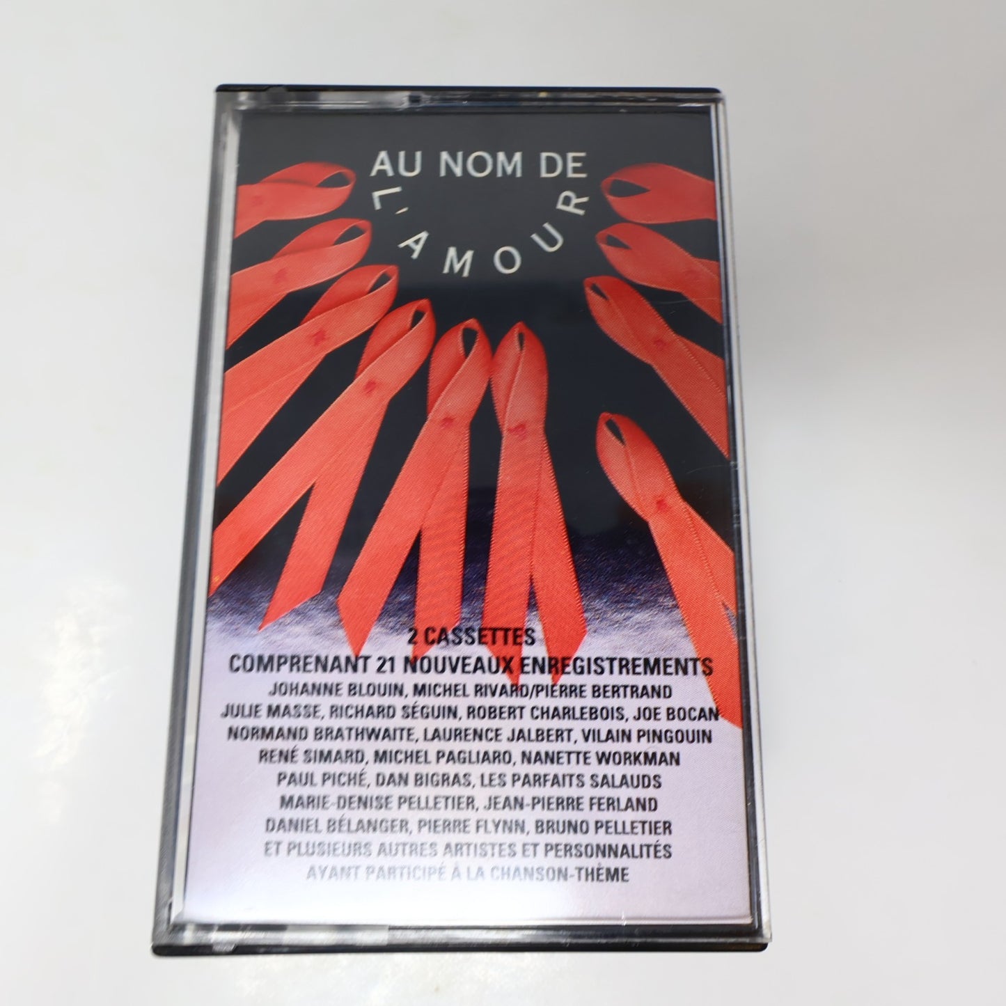 Au Nom De L'amour Cassette Johanne Blouin/Michel Rivard/Julie Masse/Charlebois