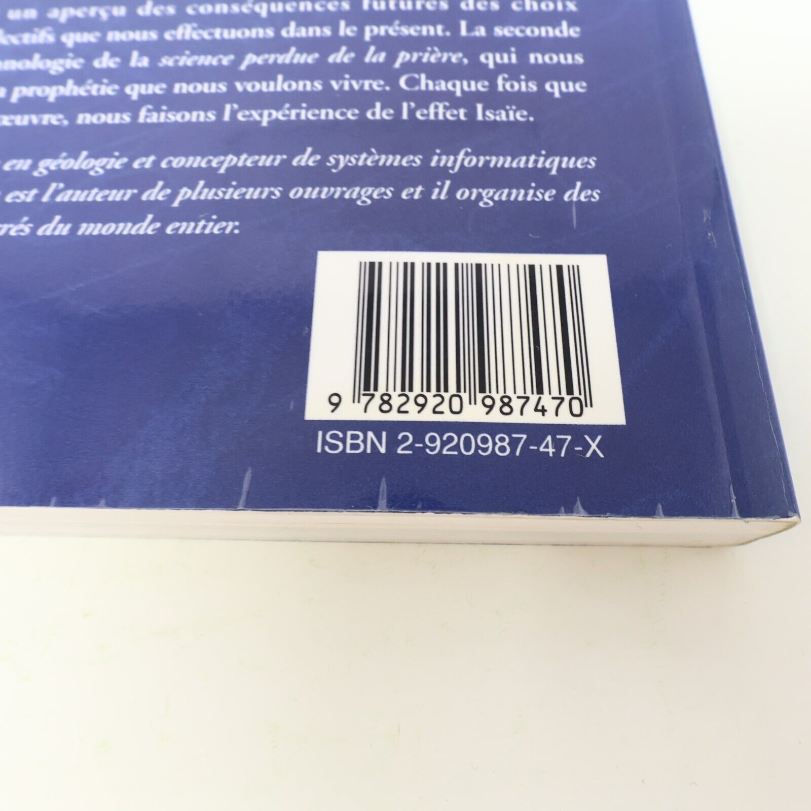 2000 L'Effet Isaïe Gregg Braden Ariane Français Paperback Ésotérisme Livre 2000s