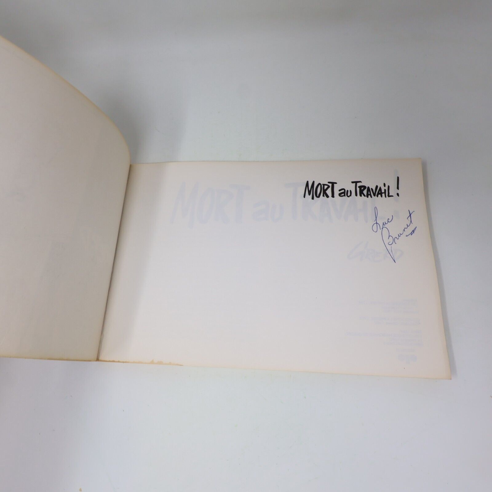 Mort au Travail! Son Honneur Lot 2 Bandes dessinées Girerd 1980-1981 Bd Français