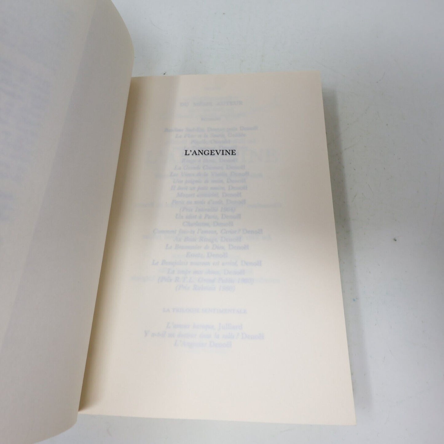 René Fallet L'Angevine Le Braconnier de Dieu Littérature Française Lot 2 Livres