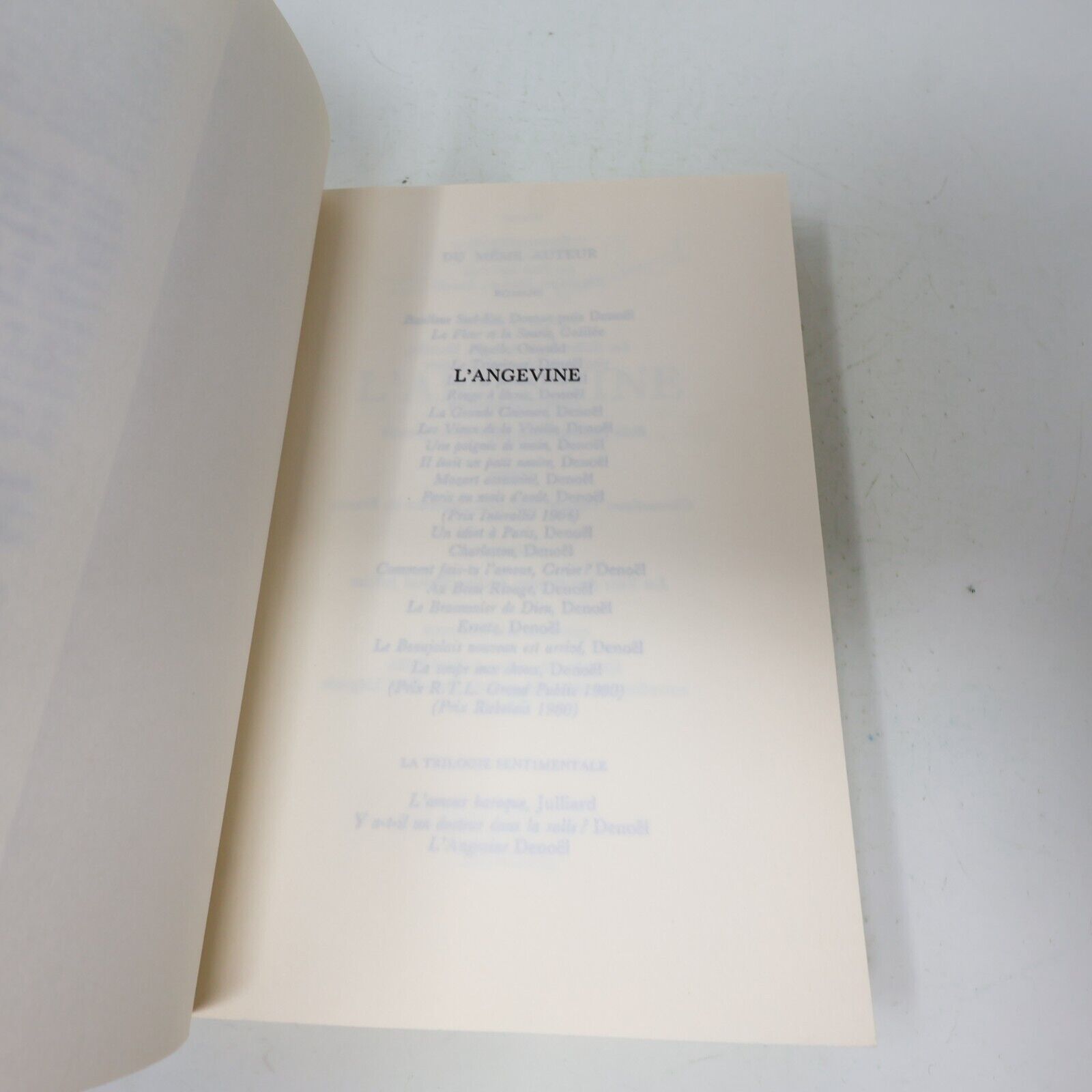 René Fallet L'Angevine Le Braconnier de Dieu Littérature Française Lot 2 Livres