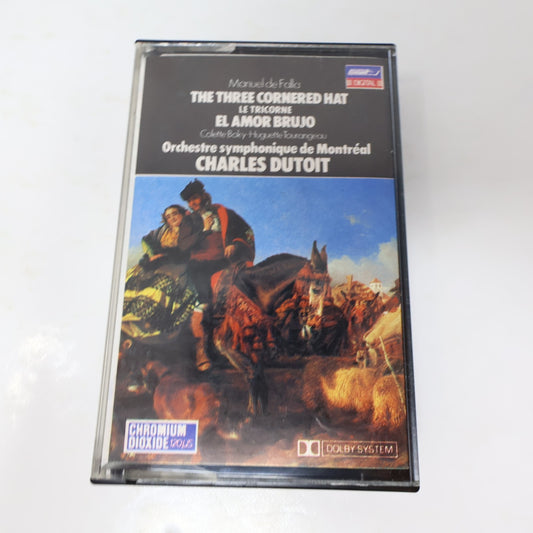 Manuel De Falla Cassette The Three Cornered Hat/Le Tricorne OSM Charles Dutoit