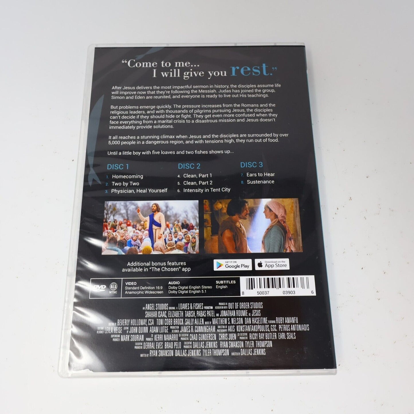 The Chosen Season Three 3 DVD Set Tested NTSC Jonathan Roumie 16:9 English